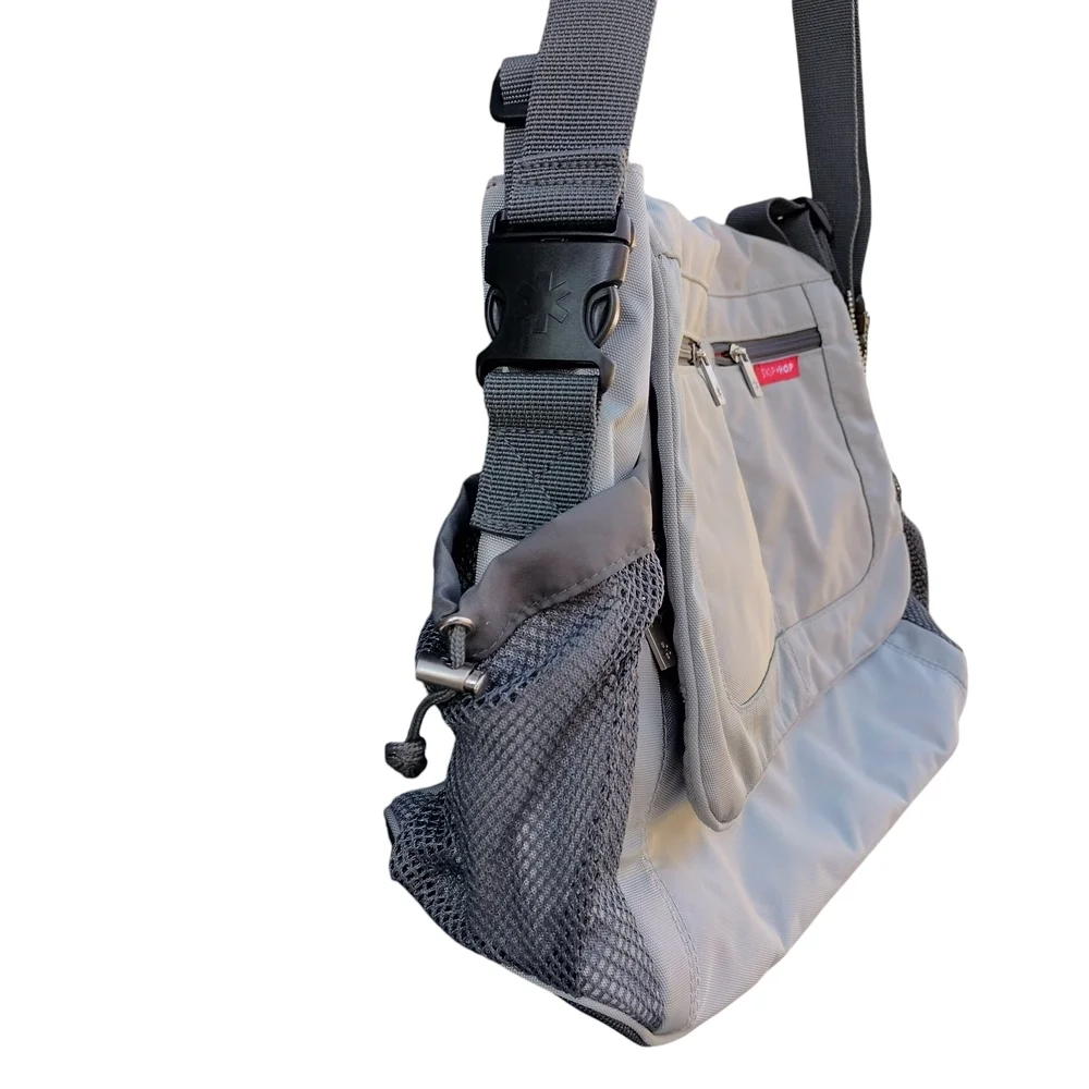 Skip Hop Gray and Black Women's Bag